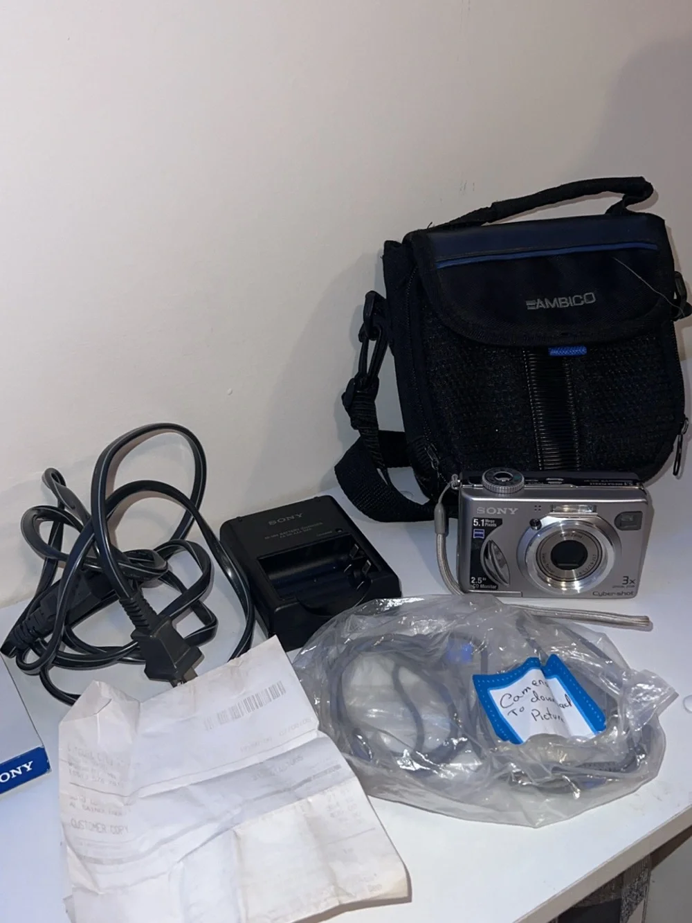 Sony Cyber-Shot DSC-W5 5.1MP 3x Optical Zoom Silver